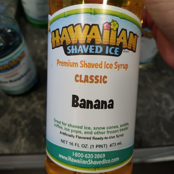 Hawaiian shaved ice Classic banana shaved ice syrup Review abillion