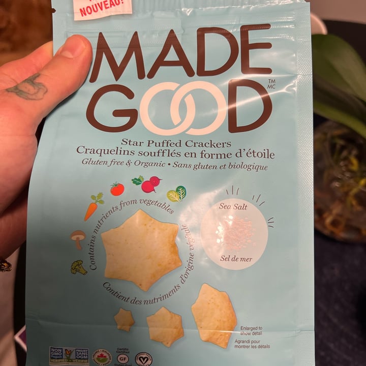 Made Good Star Puffed Crackers Sea Salt Review abillion