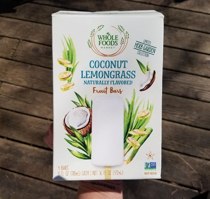 Whole Foods Market Coconut Lemongrass Fruit Bars Review abillion