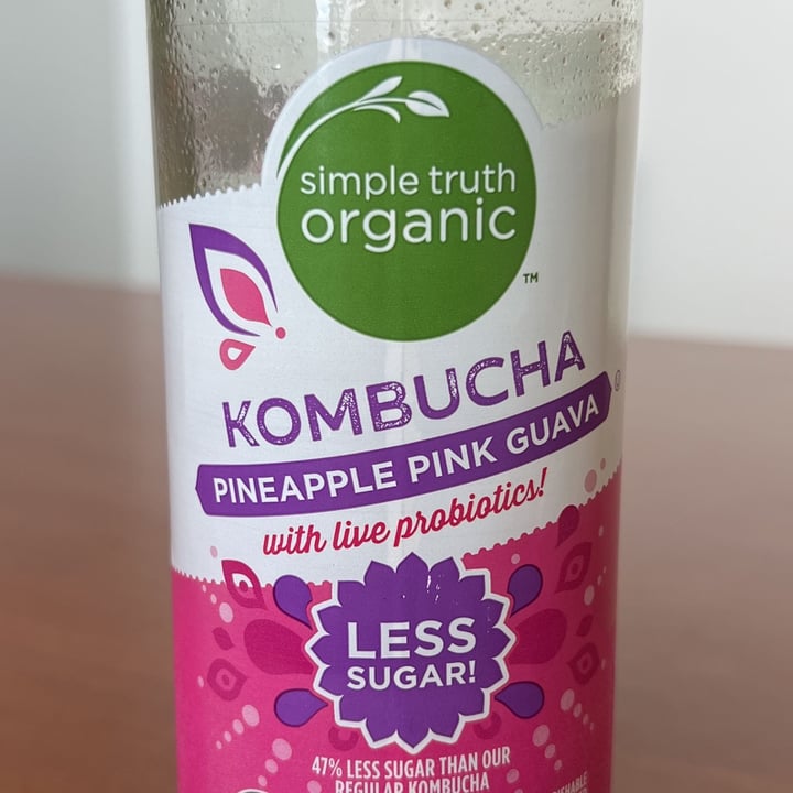 Simple Truth Organic Pineapple Pink Guava Kombucha Review abillion