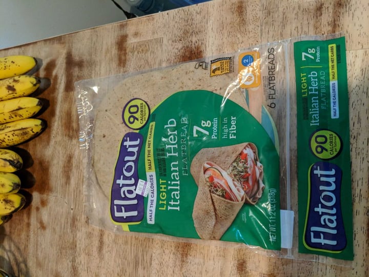 Flatout Light Italian herb flatbread Reviews abillion
