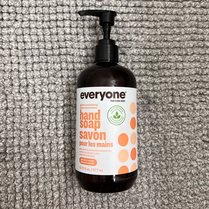 Everyone for Every Body Hand soap Apricot+Vanilla Review abillion