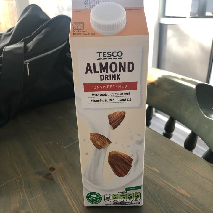 Tesco Almond milk (unsweetened) Review abillion