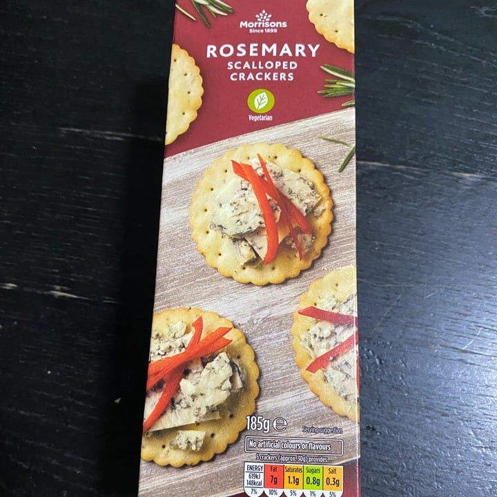 Morrisons Rosemary Scalloped Crackers Review abillion