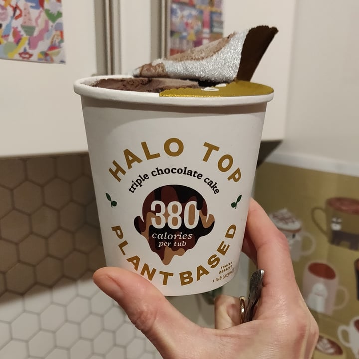Halo top plant based triple chocolate cake Review abillion