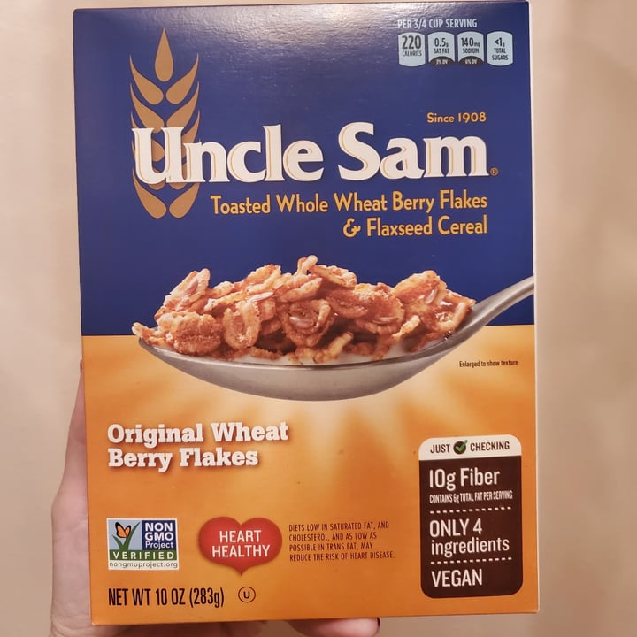 Uncle Sam Toasted Whole Wheat Berry Flakes & Flaxseed Cereal Review