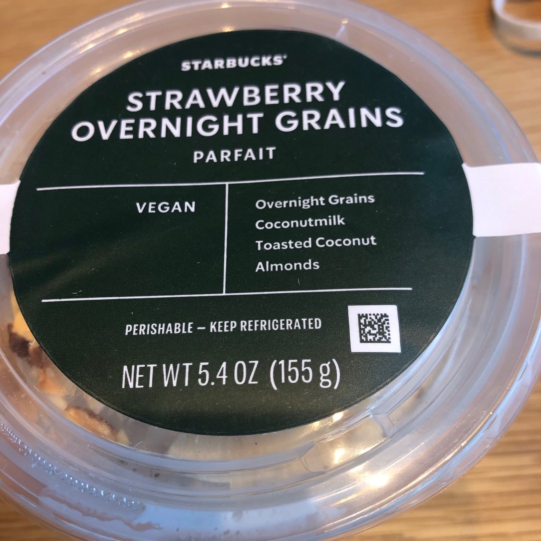 Starbucks Strawberry Overnight Grains Parfait Reviews