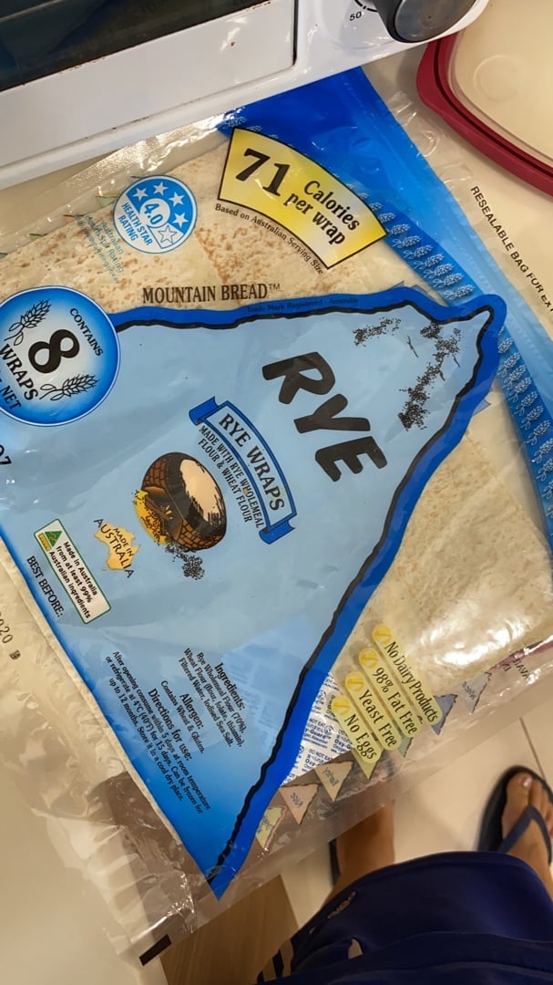 Mountain Bread Rye Wrap Reviews abillion