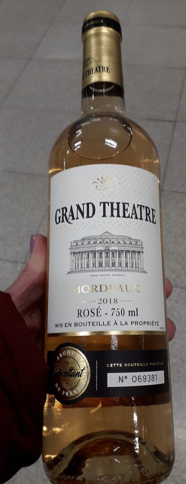 GRAND THEATRE Vinho Francês Rosé Grand Theatre Bordeaux Review abillion