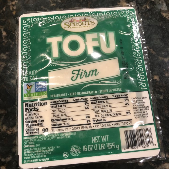 Sprouts Farmers Market Firm Tofu Review abillion