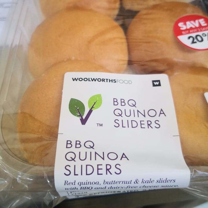 Woolworths Food Bbq quinoa sliders Review abillion