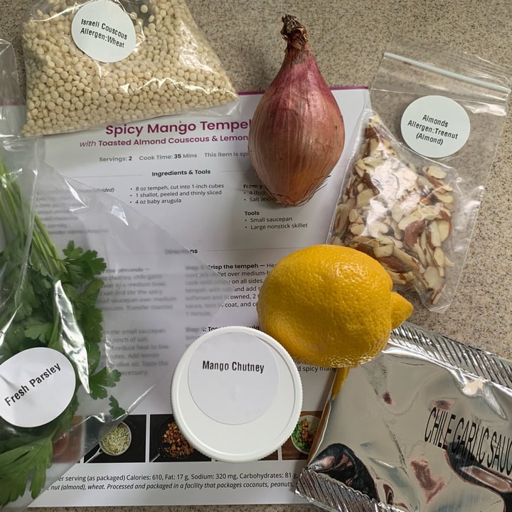 Purple Carrot Spicy Mango Tempeh Reviews abillion