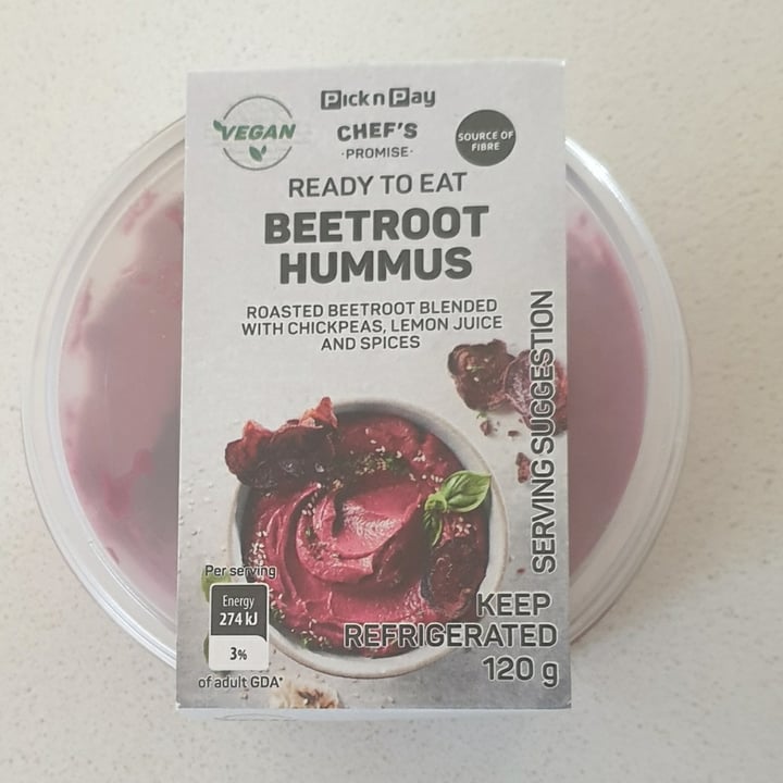 Pick n Pay Beetroot Hummus Review abillion