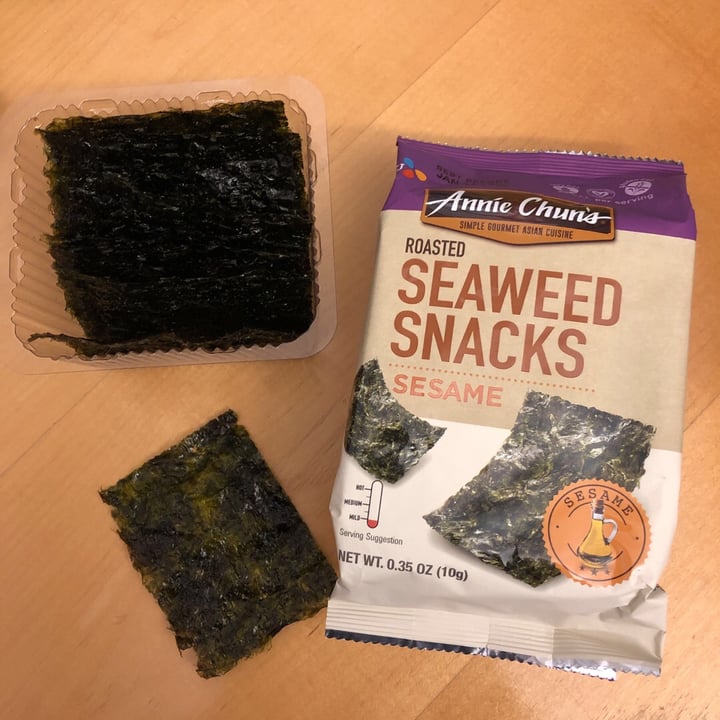 Annie Chun's Roasted Seaweed Snacks Sesame Review abillion