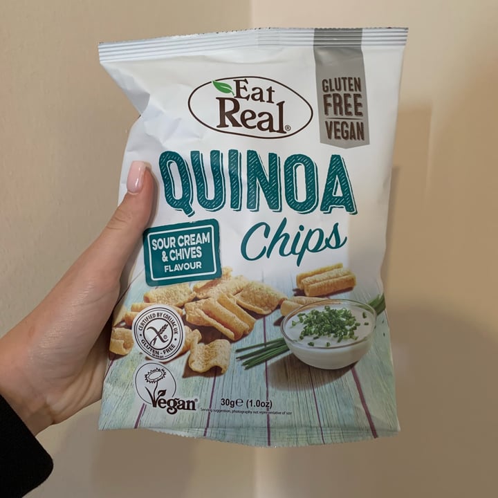 review photo of Eat Real quinoa sour cream chives shared by @joyamassaad on 11 Dec 2021 - review