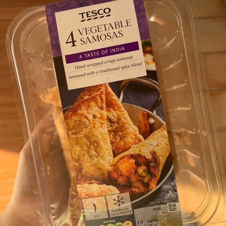 Tesco Four vegetable samosa Reviews abillion