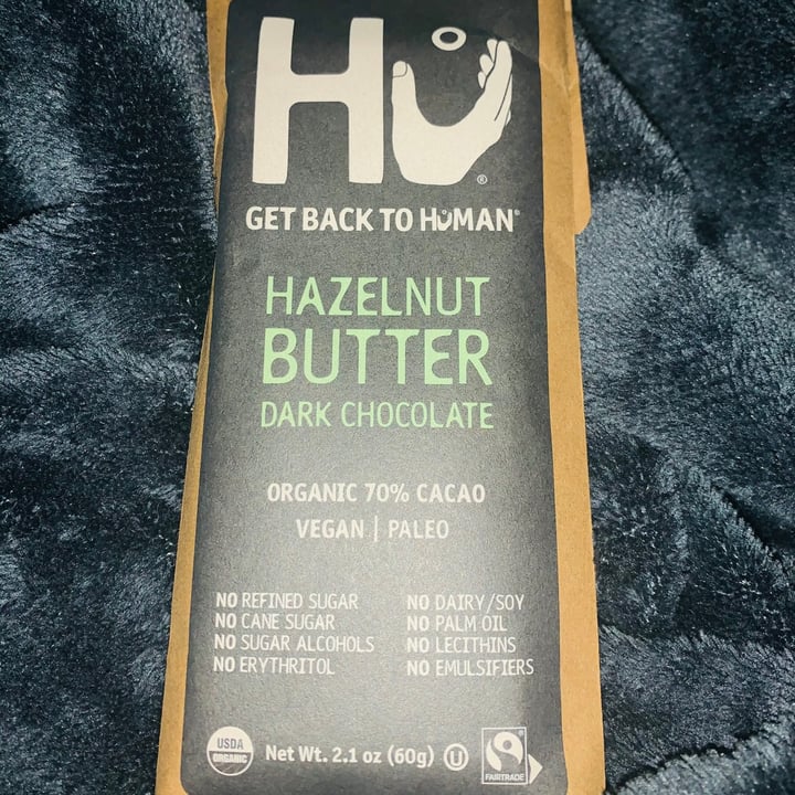 photo of Hu Kitchen Hazelnut Butter Dark Chocolate shared by @iamgodschild on  03 Nov 2021 - review