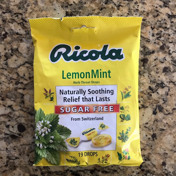 Ricola Lemon Mint Herb Throat Drops Review abillion