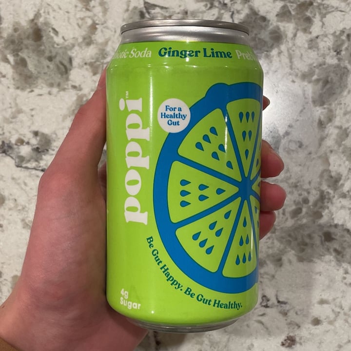 Poppi Ginger lime prebiotic soda Review abillion