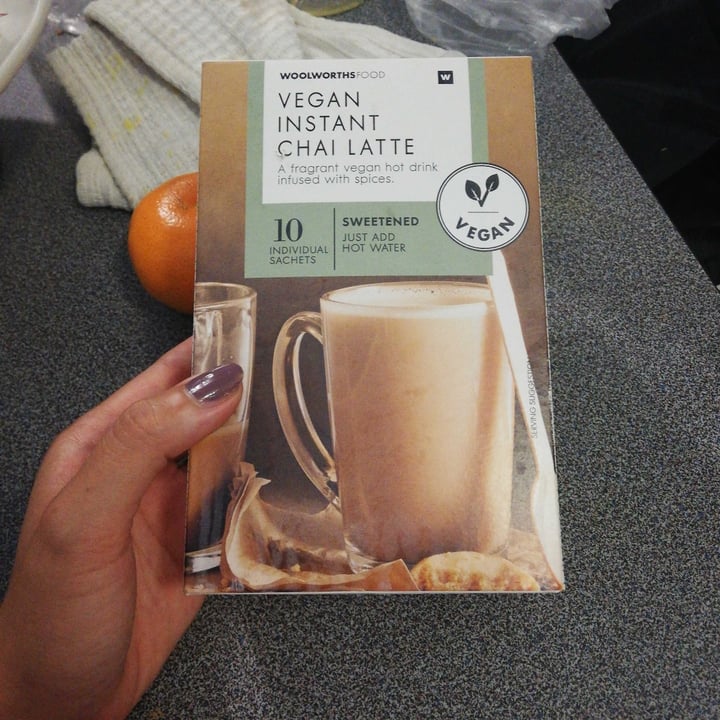 Woolworths Vegan instant chai latte Review abillion