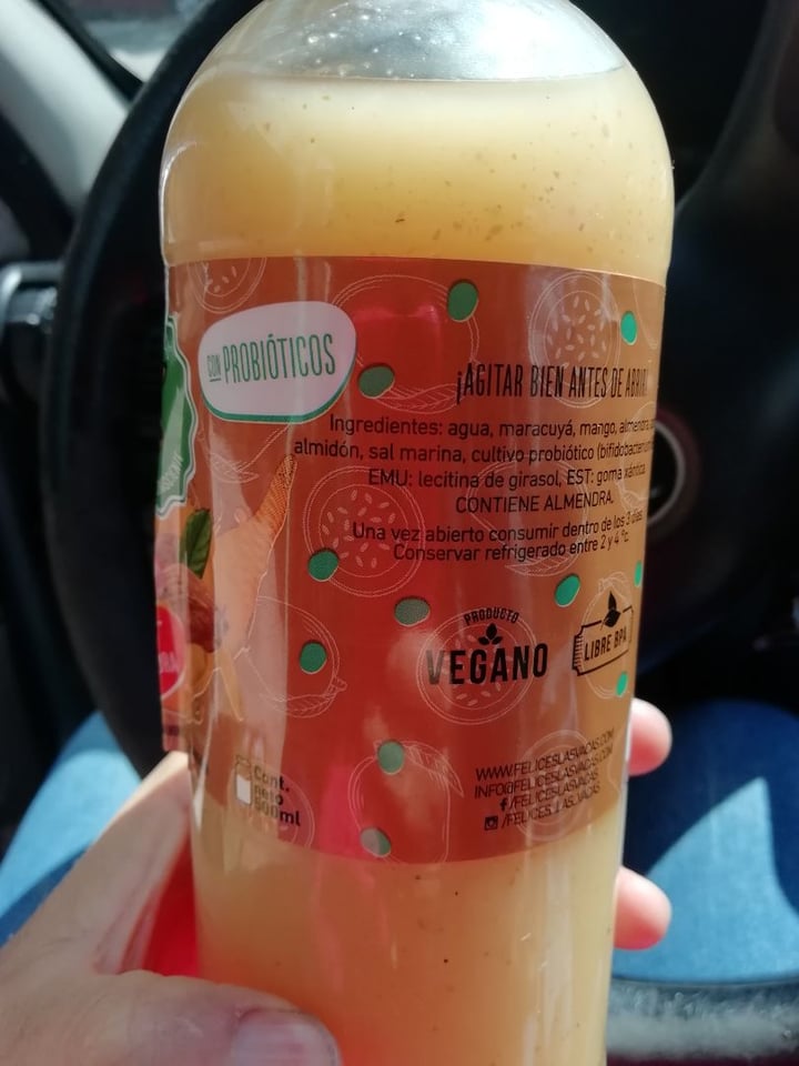 review photo of Felices Las Vacas Smoothie Mango, Maracuya y Almendras shared by @sonialo on 02 Mar 2020 - review
