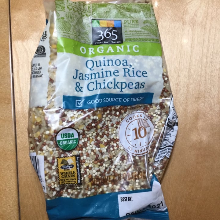 365 Whole Foods Market Quinoa, jasmine rice & chickpeas Reviews abillion