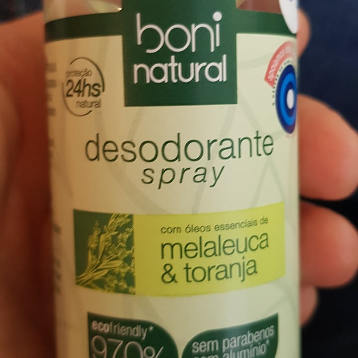 Boni natural Desodorante Spray Melaleuca & Toranja Review abillion