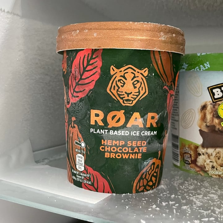 Roar Hemp seed chocolate Brownie ice cream Review abillion