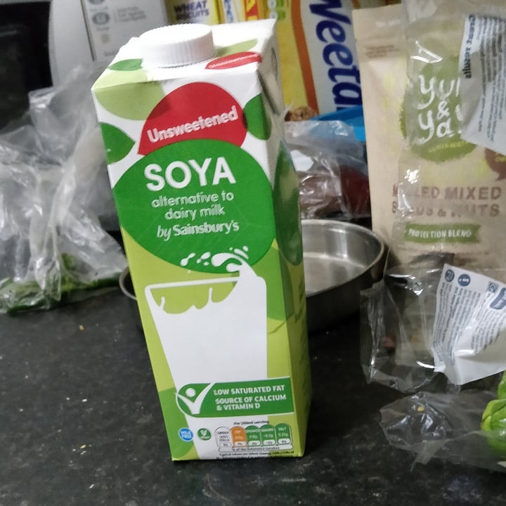 Sainsbury's Sweetened Soya milk Review abillion
