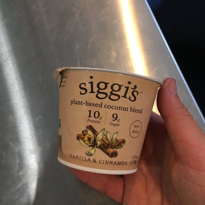 siggi’s Siggis Vanilla & Cinnamon Coconut Yogurt Review abillion