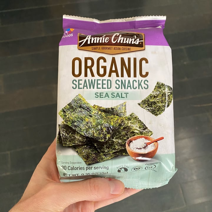 Annie Chun's Organic Seaweed Snacks Sea Salt Review abillion