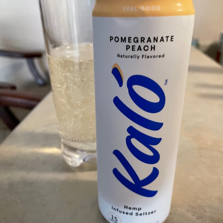 Kalo Pomegranate peach hemp infused seltzer Reviews abillion