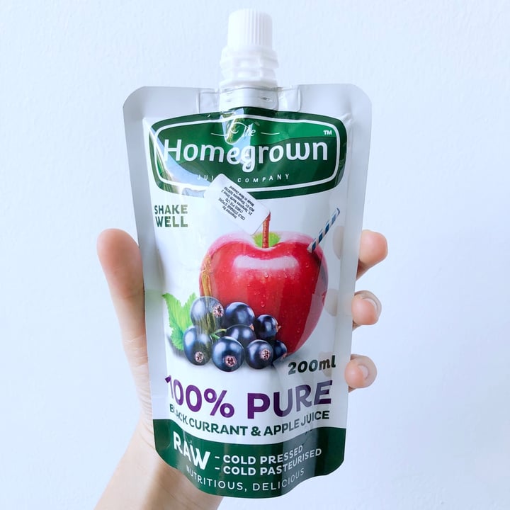 Homegrown Juice Company Blackcurrant and apple juice Review abillion