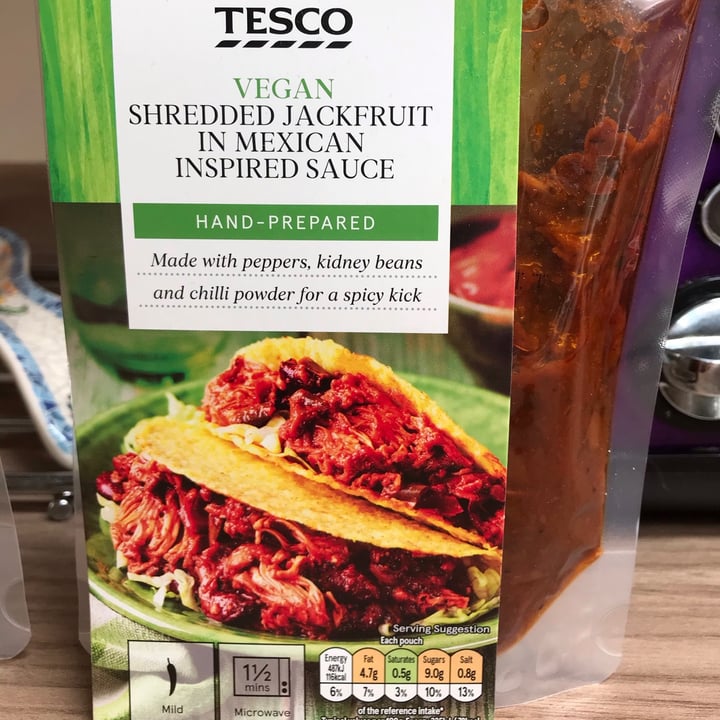 Tesco Young Jackfruit in Mexican inspired sauce Reviews abillion