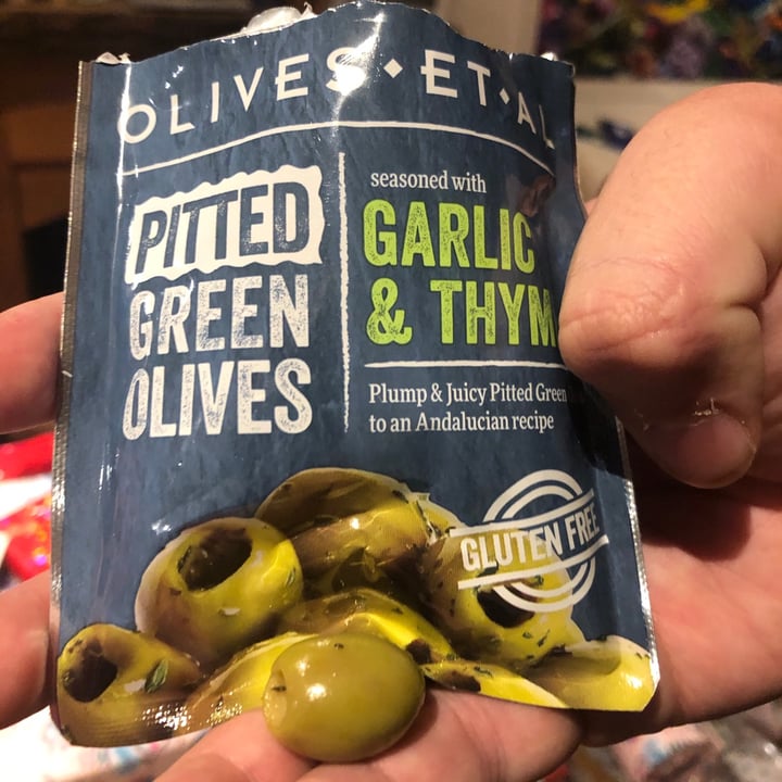 Olive et al Pitted green olives with garlic and thyme Review abillion