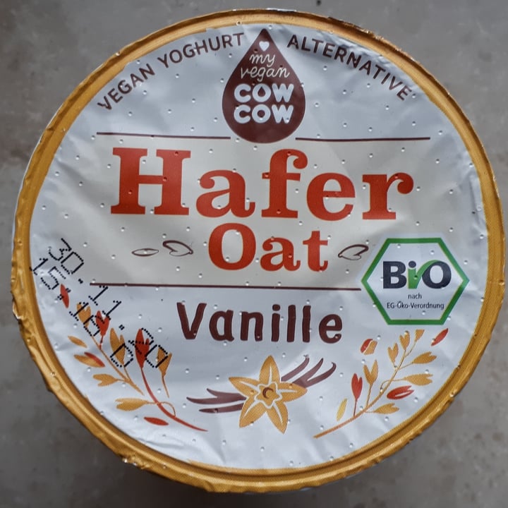 Cow Cow Vegan Yoghurt Alternative Hafer Oat Vanille Review abillion