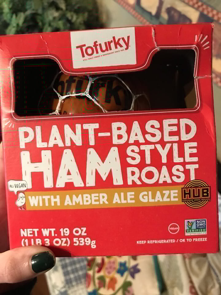 Tofurky PlantBased Ham Style Roast with Amber Ale Glaze Review abillion