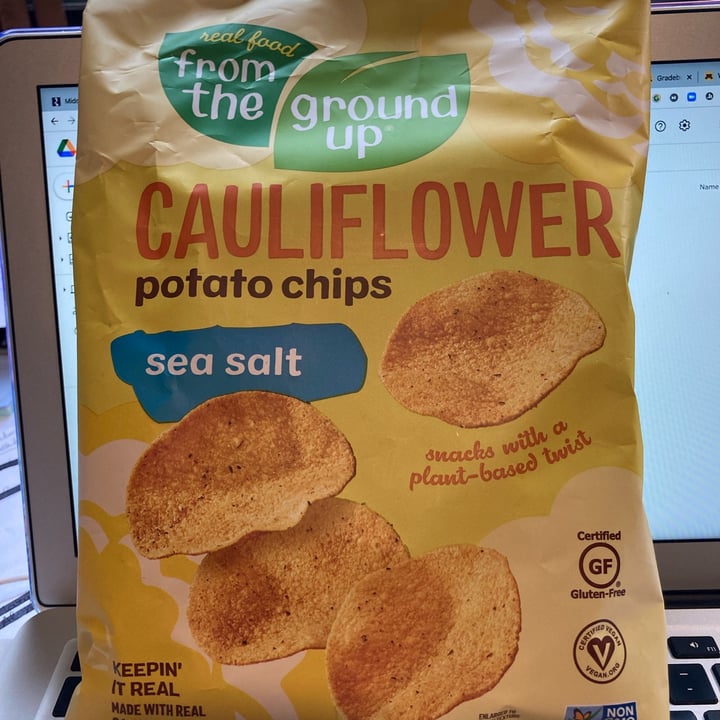 Real Food From The Ground Up Cauliflower Chips With Sea Salt Review