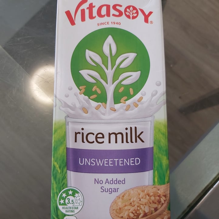 Vitasoy The Soy Experts Rice milk unsweetened Review abillion