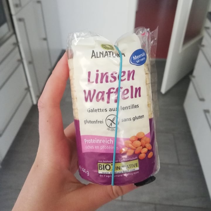 review photo of Alnatura Linsenwaffeln shared by @monstera on 17 Sep 2022 - review