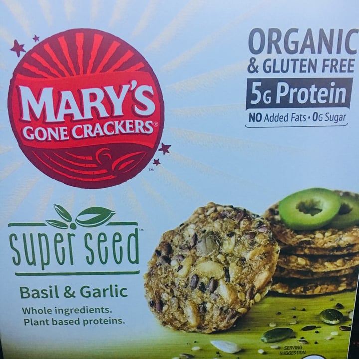 Mary's Gone Crackers Super Seed Classic Crackers Review abillion