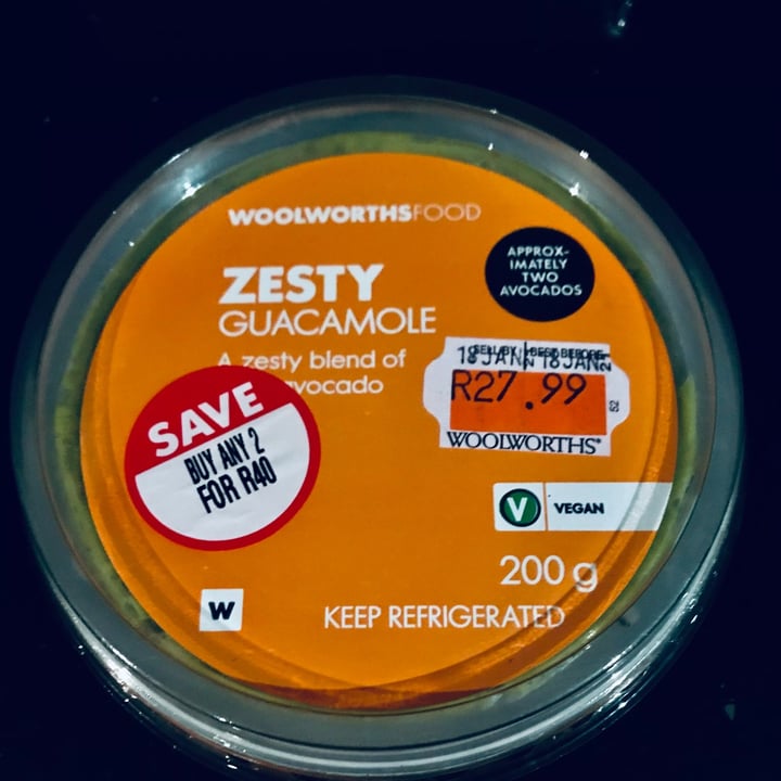 Woolworths Zesty Guacamole Review abillion