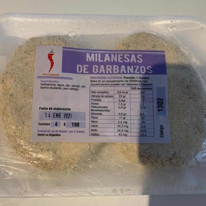 Veganuel Milanesa De Garbanzo Review abillion