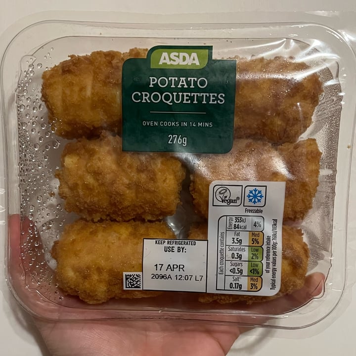 ASDA Potato croquettes Review abillion