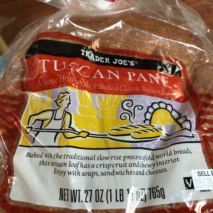 Trader Joe's Tuscan pane Italian bread Review abillion