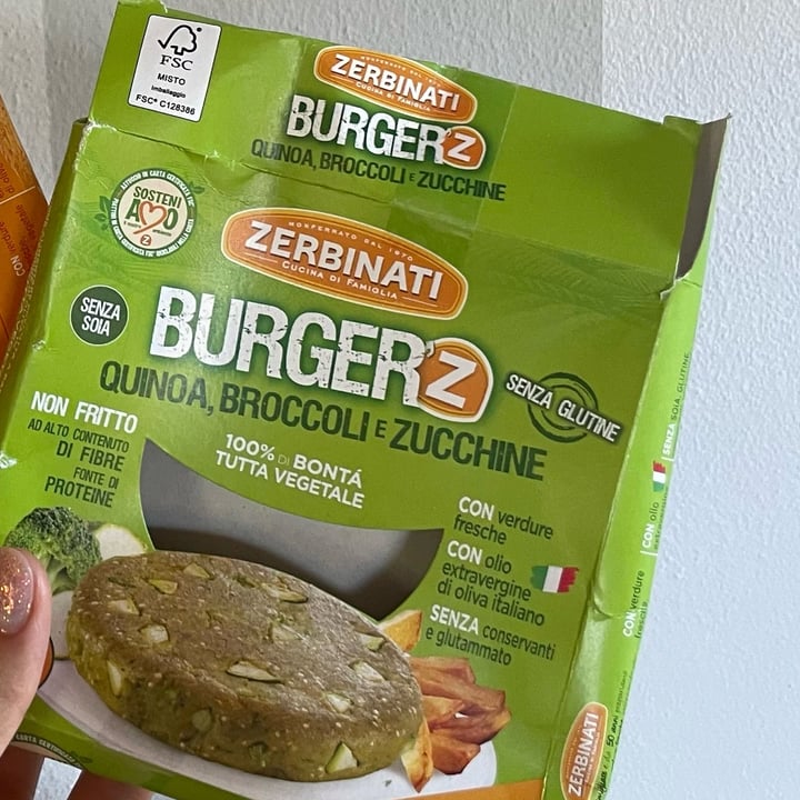 Zerbinati Burger'Z Quinoa, Broccoli e Zucchine Review abillion