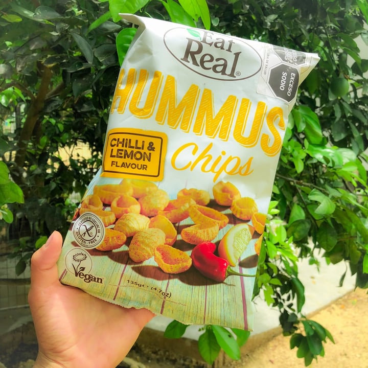 Eat Real Chilli and Lemon Hummus Chips Review abillion