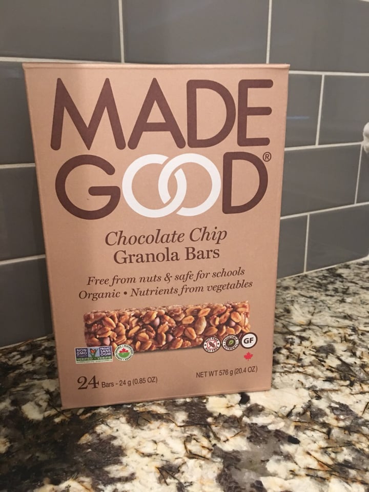 Made Good Chocolate Chip Granola Bars Review abillion