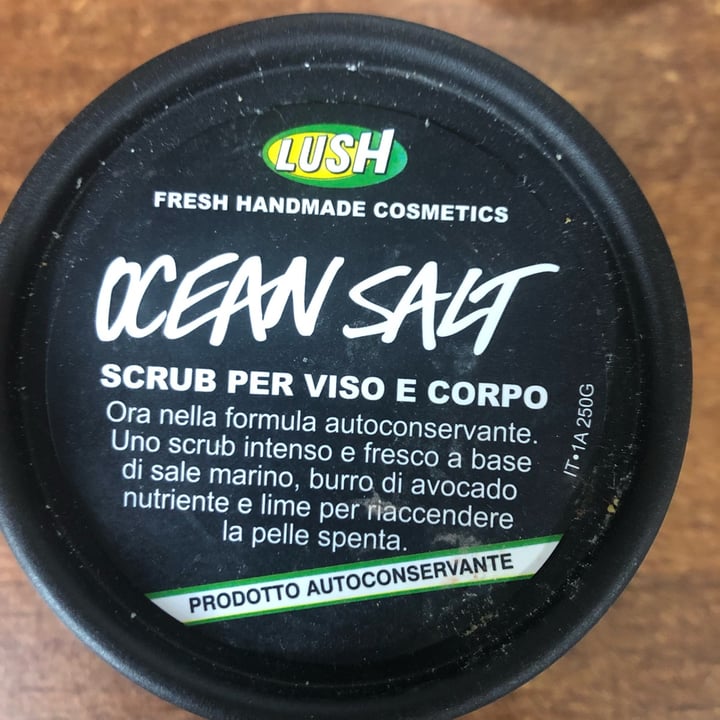 LUSH Fresh Handmade Cosmetics Scrub ocean salt Review abillion