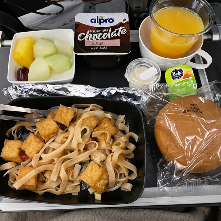 Singapore airlines Vegetarian Oriental Meal Review abillion